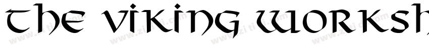 THE VIKING WORKSHOP字体转换